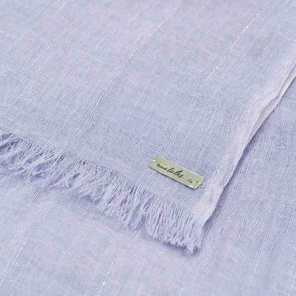 Cloud Linen Scarf - Lilac