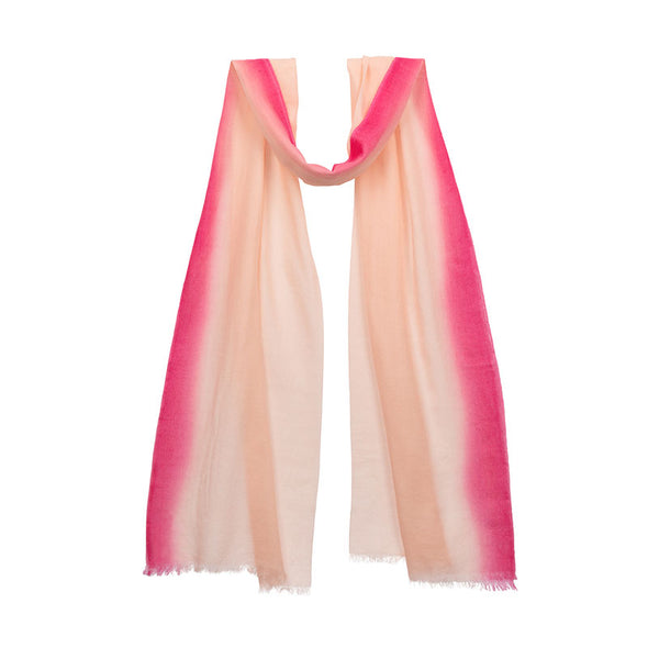 Dip Dyed Flash Stripe Scarf - Sunset - 50% off